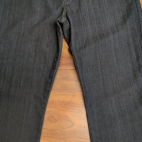 ALBERTO Mens Black Revolution Denim Stretch Modern Fit Super T400 Jeans 40x34 - Picture 4 of 16